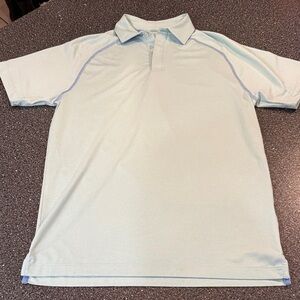 Peter Millar Light Blue Polo Shirt - size small